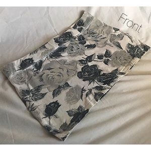 Hurley stretch floral mini skirt
